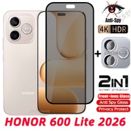 HONOR 600 Lite Private Tempered Glass Anti-Spy Full Cover Screen Protector Anti Peek Privacy Film Fo