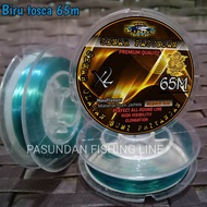 SENAR PANCING PASUNDAN WARNA BIRU TOSCA PANJANG 50METER+15M(65M)PASUNDAN FISHING LINE SENAR PANCING 