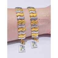 EMAS 375 RANTAI TANGAN PULUT DAKAP S 375 GOLD BRACELET T64