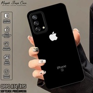 Softcase Oppo A74 / A95 4G - Case Oppo A95hp / A74 4G BRAND Motif - Silicone Oppo A95hp - Case Oppo 