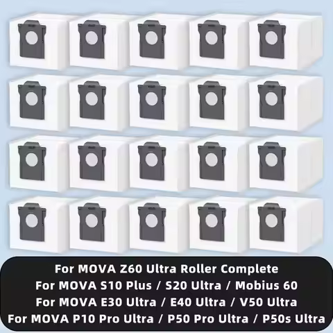 Dust Bag Compatible For MOVA E30 E40 P50s S20 V50 Ultra / P10 P50 Pro Ultra / Mobius 60 / S10 Plus /