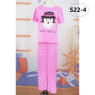 Topph Korean cotton Adult Terno Pajama Sleepwear Terno Pamhabay For Women pajamas/nightwear for girl S22#
