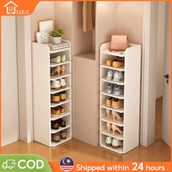 LU-Multi-layer Shoe Rack  Kasut Kayu Shoe Cabinet almari kasut Storage rack rak kasut almari kasut bertutup shoes rack