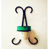 Standing house fence pot/cactus pot