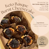 Keto Basque Burnt Cheesecake