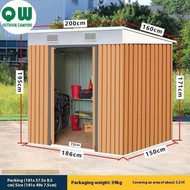 Outdoor tool shed, storage box, locker, outdoor metal shed