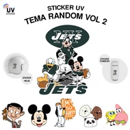 UV Stickers Vol 2 | Waterproof Motorcycle/Car/Helmet/Tumbler | 3D DTF UV Stickers