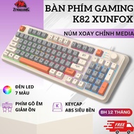 Bàn Phím Máy Tính K82 có dây LEDLIGHT 7 Màu Cực Đẹp 94 Phím Gõ Cực Đã Dùng Chơi Game Văn Phòng