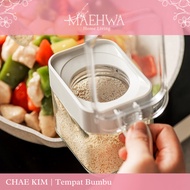 MAEWA - CHAE KIM Multifunctional Kitchen Spice Glass Jar Multipurpose Salt Sugar Container Aesthetic