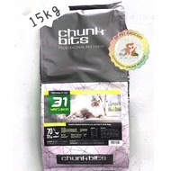 Chunk Bits Cat Hair & Skin 31 ( 15kg ) For Kitten To Adult Cat - Urinary Tract Care