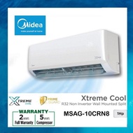 2.5HP Midea Aircond Xtreme Cool R32 Non Inverter Wall Mounted Split ( MSAG MODEL - MSAG-25CRN8 )