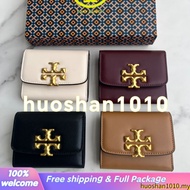 New Style 93519 Ladies Metal Logo Tri-fold Wallet 2df