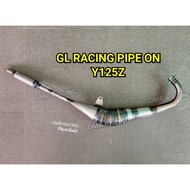 Y125Z 125Z RXZ RG GL RACING Exhaust Pipe On Spec Racing Paip On