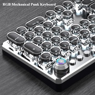 Mechanical Keyboard K820 Retro Punk Plating Knob Luminous Mechanical Keyboard Mechanical Keyboard 10