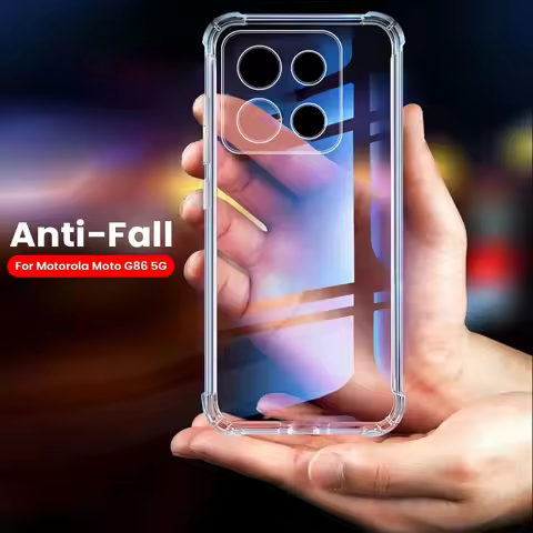 Transparent Protective Case for Motorola Moto G86 86G G 86 Power G86Power 5G Clear Crystal TPU Soft 