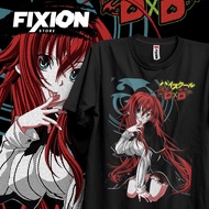 [COD] High School DxD Anime - Unisex Baju T-Shirt | Rias Gremory Manga 100% Cotton Short Sleeve, S-5