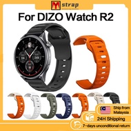 Sport Silicone Strap for DIZO Watch R2 Bracelet Replacement Band For Realme Watch R2 Smartwatch Watchband Wristbands Accessorie