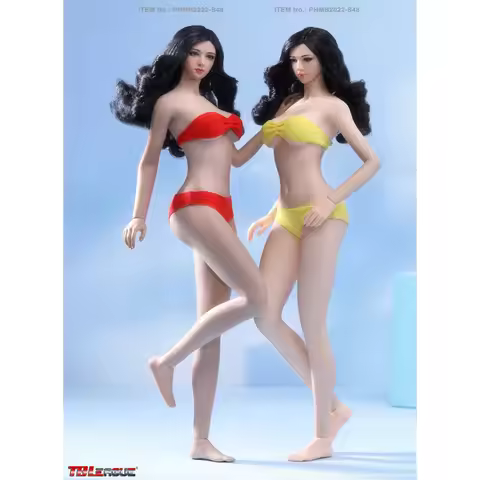 TBLeague Old Version S48 S49 S48A S49A 1/6th Female Super-Flexible Seamless Bodies Mid Bust Detachab