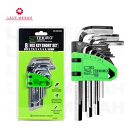 TEKIRO L-WRENCH SET 8 PCS MM (SHORT) L-WRENCH SET / TOOLS - TOOLS