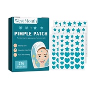 #~~West&Month  Pimple Patch แผ่นปิดสิว บางเบา กันน้ำ ปกปิดสิว ดูดซับได้ดี และดูแลผิวหน้า 216pcs~~~