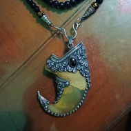 Kalung liontin kuku hm ring perak