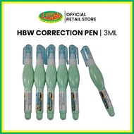 HBW 6 pcs Correction Pen Liquid 3ml - Quick-Dry Formula for Instant Result