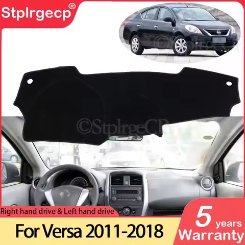 for Nissan Versa Sedan N17 Almera Sunny Latio 2011~2018 Anti-Slip Mat Dashboard Cover Pad Sunshade D