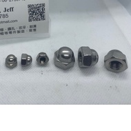 [Youxin Hardware] White Iron Bag Cap Stainless Steel 304 M4 M5 M6 M8 M10 M12 Din 1587 JIS B1183 End 