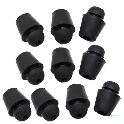 10Pcs Black Rubber Car Bumper Door Overslam UniversalShock Absorber Pads Cushion Car Door Protector 