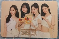 aespa 農心辛拉麵 團體小卡