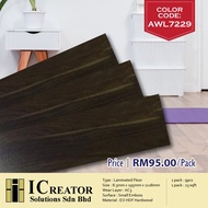 9 pcs / 23 sqft Laminated Floor Board (Color Code: AWL7229)