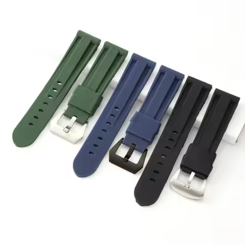 Waterproof Sweet-Proof Rubber Men's Watch Band for Panerai Strap Pam441 359 111 Series Silicone Watc