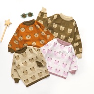 Crewneck Bear Kids/Crewneck Knit Kids/Children's Knitwear