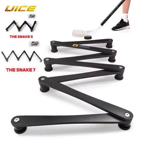 UICE Ice Hockey Stickhandling Trainer Tool Hockey Training Equipment Adjustable 5/7-Section Lightwei