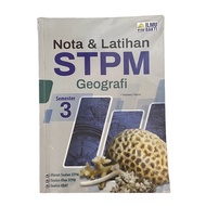 [BUY1FREE1] USED Nota&Latihan Geografi STPM Sem 3 ILMU BAKTI + FREE Set Soalan