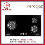 Aerogaz AZ-333F 90CM Glass Gas Hob