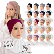 Inner Tudung / Anak Tudung Cotton Warda Plain Eksklusif - Kain Cotton Lembut & Selesa
