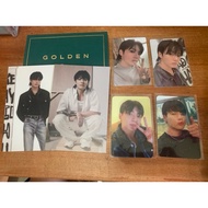 Jungkook GOLDEN YETIMALL PHOTOCARD LUCKY DRAW ALBUM ONLY WEVERSE VERSION - PC JK BTS VER