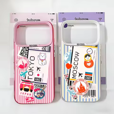 World City Travel Ticket Phone Case for Infinix Hot Note Zero 70 60 50 40 30 20 Smart 10 9 8 7 Edge 