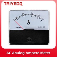 Rectangle AC 1-500A Ampere Panel Meter Ammeter DH670 70*60mm Current Meter