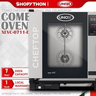 UNOX CHEFTOP MIND.MAPS 7 GN1/1 ONE Countertop XEVC-0711-E1RM (11000W) Combi Oven Smart Baking Cooking Commercial Kitchen