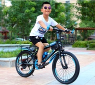 xe đạp thể thao trẻ em 20/22/24 inh cho bé trai có đề (7-15 tuổi) TẶNG KÈM GIỎ VÀ GÁCBAGA