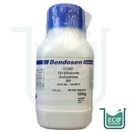D+Glucose Anhydrous, BP, 500g, Bendosen