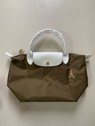 100% genuine LONGCHAMP Le Pliage gift womens short leg nylon waterproof dumpling bag handbag womens 