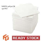 Paper napkin, white, 30x30 cm & 40X40 CM