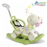 FB Rocking Horse Kuda Goyang 2 In 1 Push Car Mainan Budak Kids Rider Musical Toys with Handle