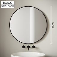 Minimalist Round Anti-Fog Mirror Circle Wall Mirror Vanity Mirror Makeup Mirror Bathroom Mirror