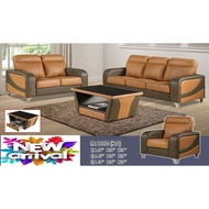 LX- 322, Contemporary Design, 1 + 2 + 3 CASA LEATHER SOFA SET Could Customize Pattern, Material &amp; Color Save 40%