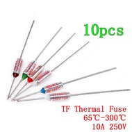 5 TF Thermal Fuses RY 10A 250V Thermal 65C 73C 75C 85C 100C 110C 120C 130C 152C 165C 172C 185C 192C 