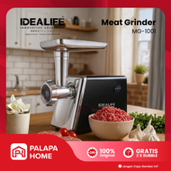 Idealife Penggiling Daging Meat Grinder Listrik | Gilingan Mesin Pembuat Bakso Sosis Serbaguna | Fit
